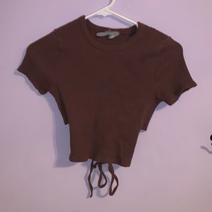 TILLYS tie crop top